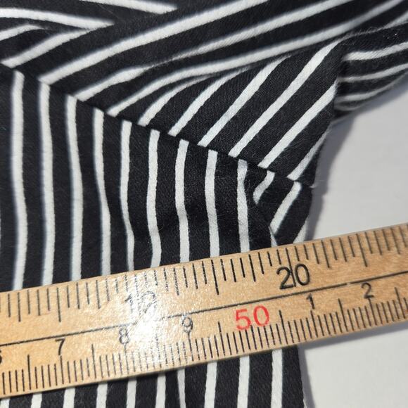 7th Avenue Design Studio NY&Co Womens Medium Shirt Embroidered Floral Striped - Picture 10 of 12